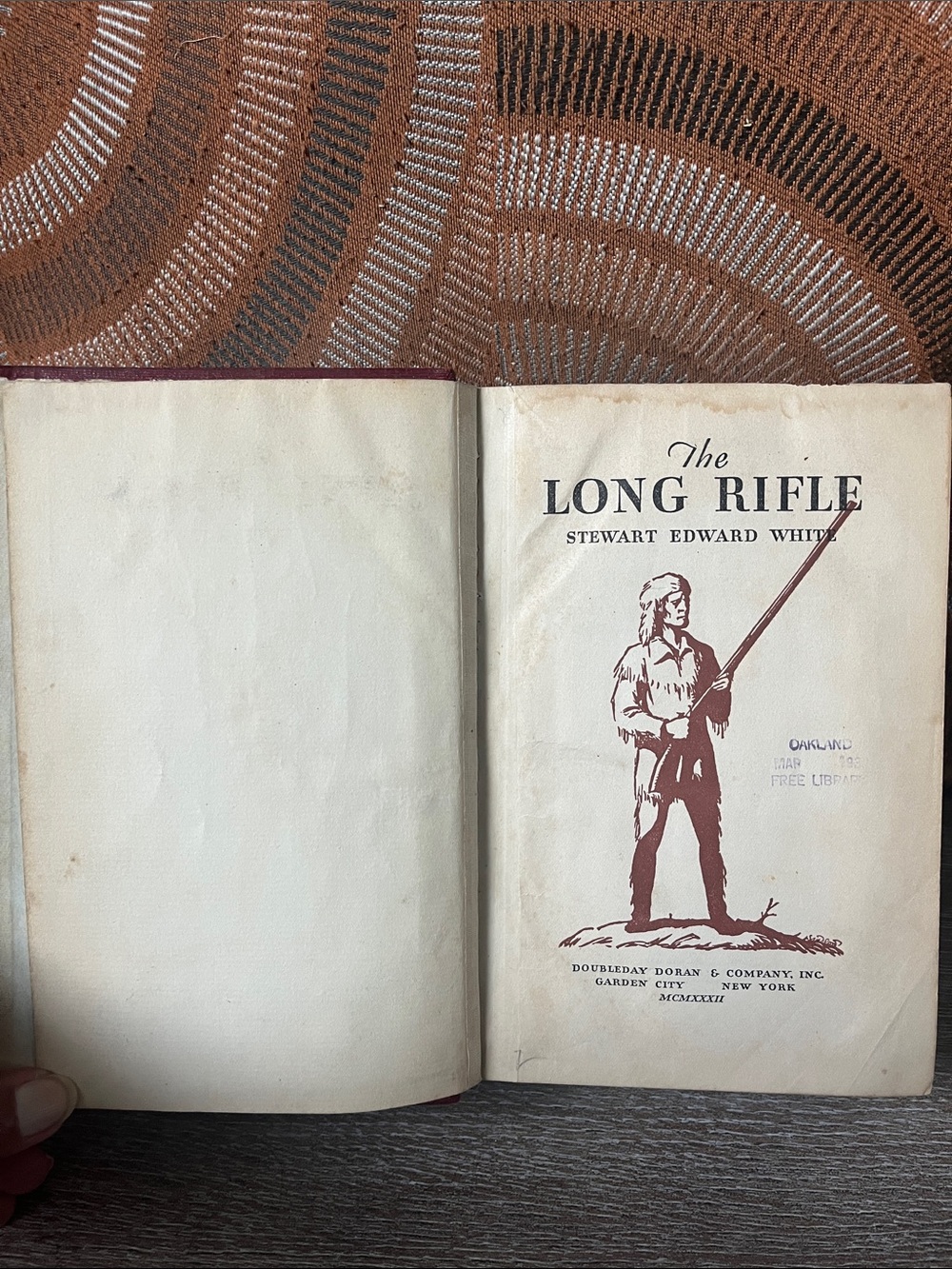 The Long Rifle by Stewart Edward White 1930